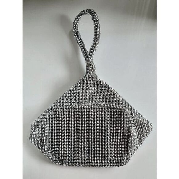 ✨ Glitter Decor Sparkly Shiny Bling Evening Party Purse Clutch Wristlet Bag NEW - Picture 15 of 17